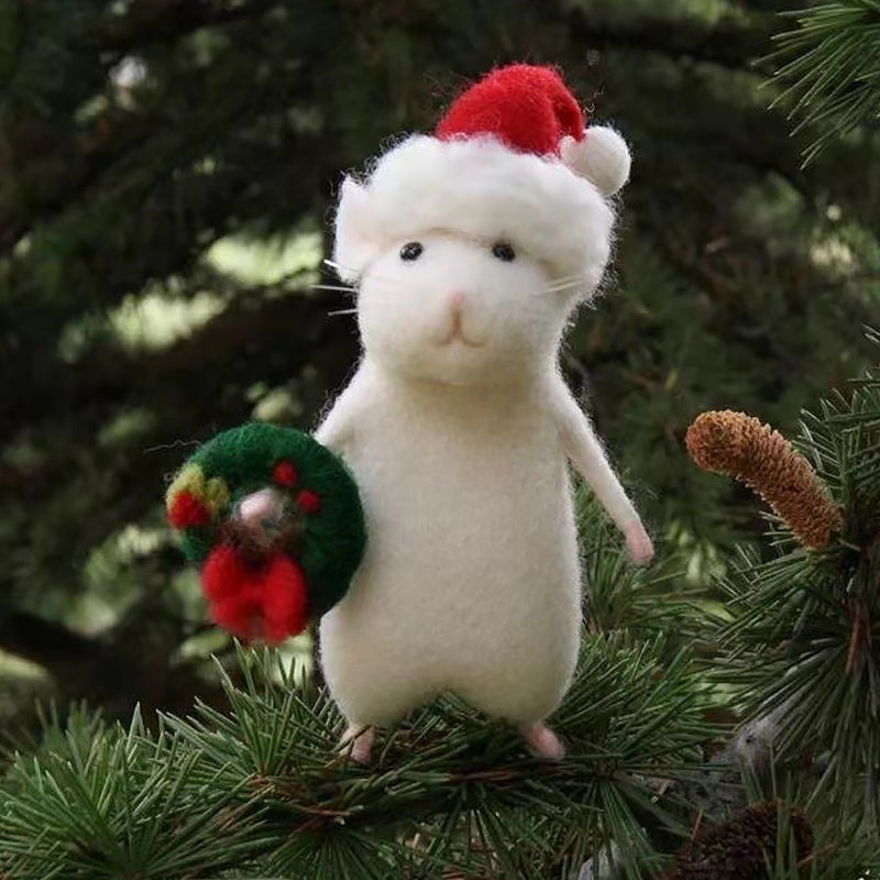 Felt Muse og Gresskar Ornament | Skanto