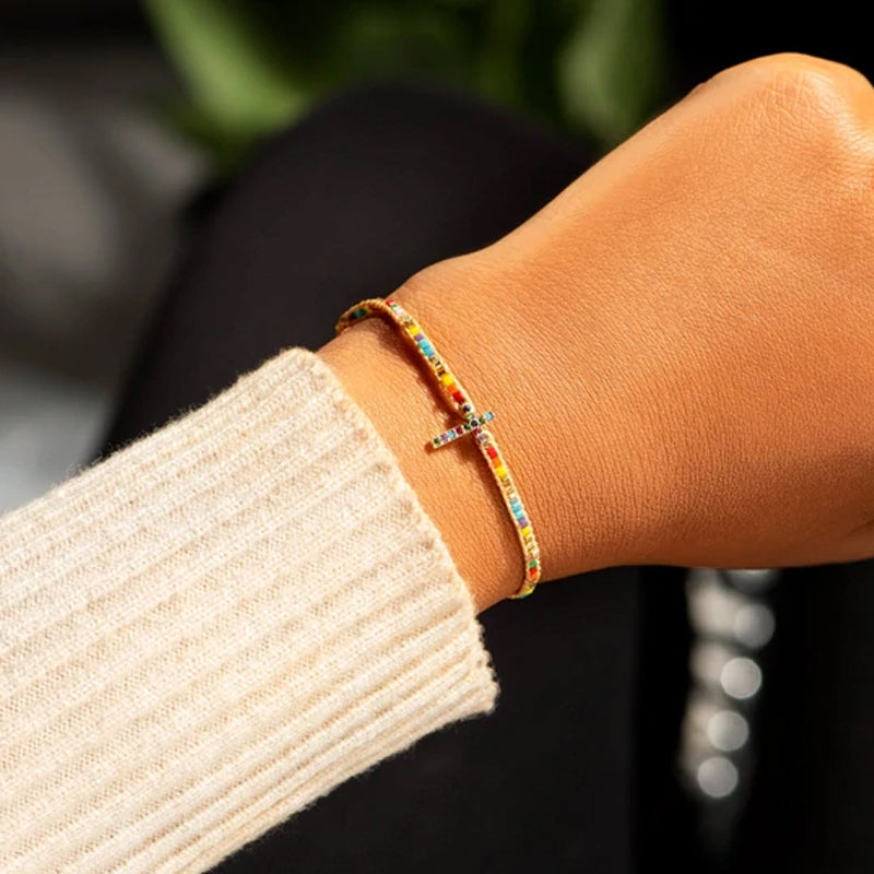 Skanto | GUD HAR EN PLAN KREUZ ARMBÅND