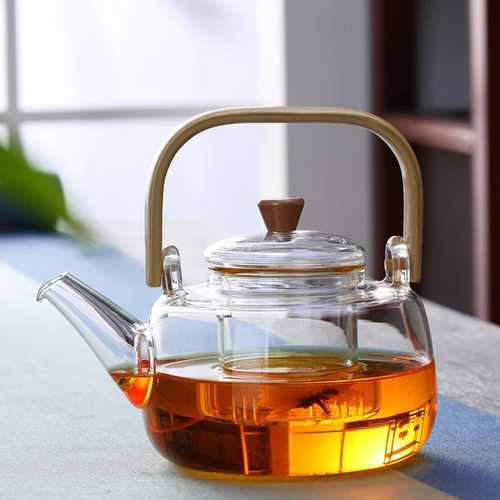 Skanto | Glass Teapot Varmeresistent Borosilikatglass Teapot Kjele Teapot