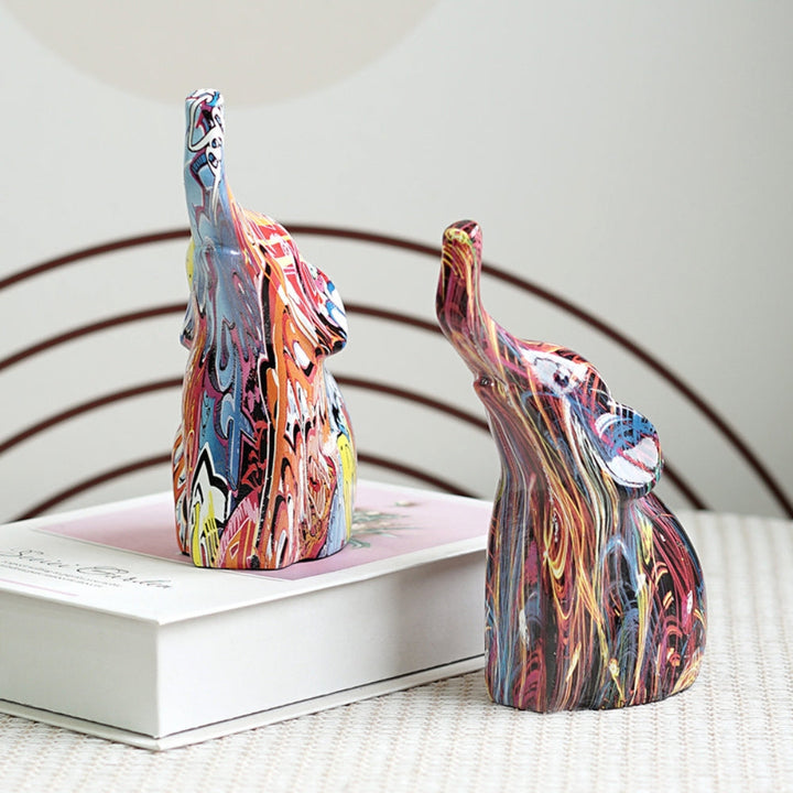 Skanto | Graffiti Elephant Harpiksfigurine