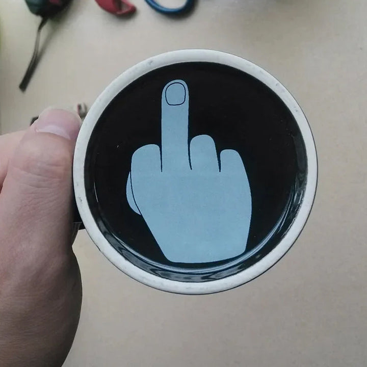 Ha en fin dag kaffekopp midtfinger morsom kopp nyhetsgave | Skanto