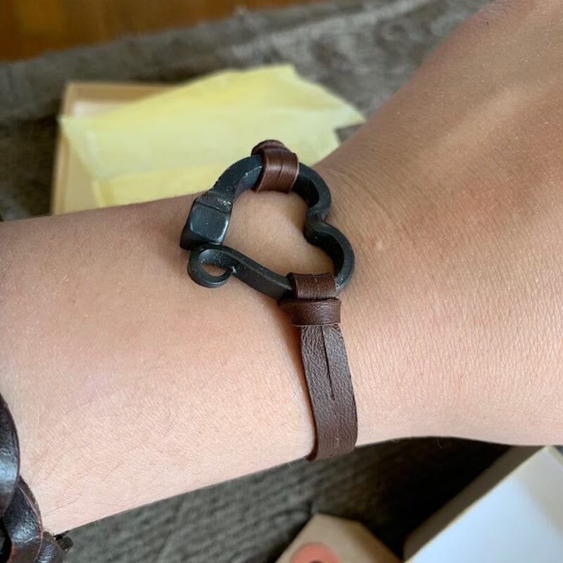 Skanto | Valentine's Day Håndlaget Kjærlighet Hestesko Nagler Armbånd