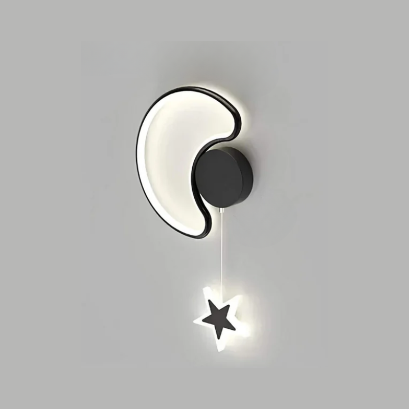 Skanto | DreamLight | Magisk Vegglampe med Skyer, Stjerner og Måne
