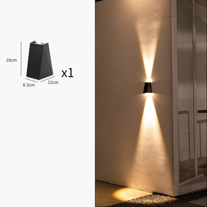 Skanto | Moderne LED utendørs vegglampe med opp- og nedlys – Vanntett vegglampe for husfasade og inngangsparti