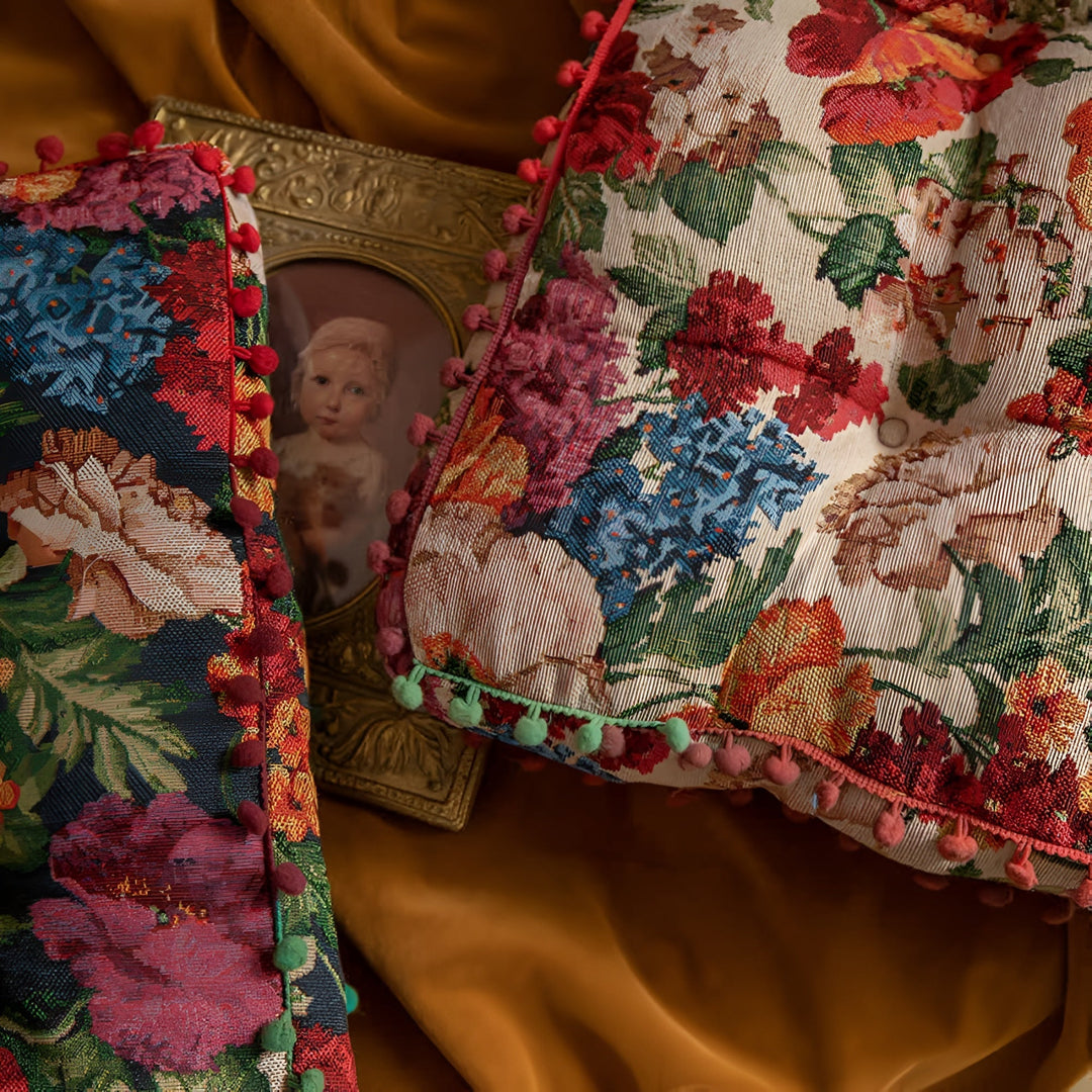 Skanto | Retro Floral Bohemsk Pleddpute