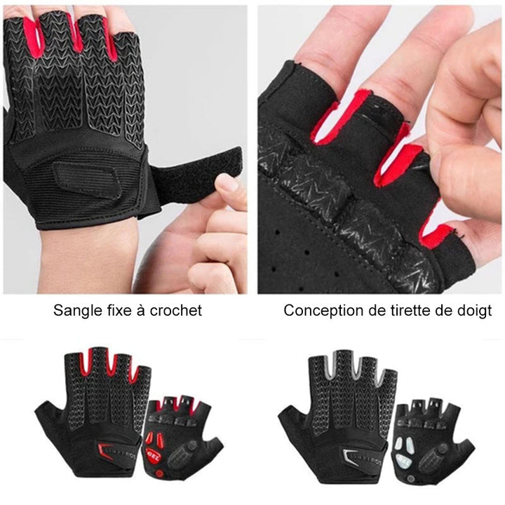 Halv Finger Sykkelhansker | Skanto