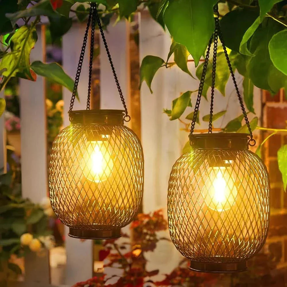 Skanto | Sunny Garden Solar Lantern – Vanntett LED Utendørs Lys med Auto Sensor