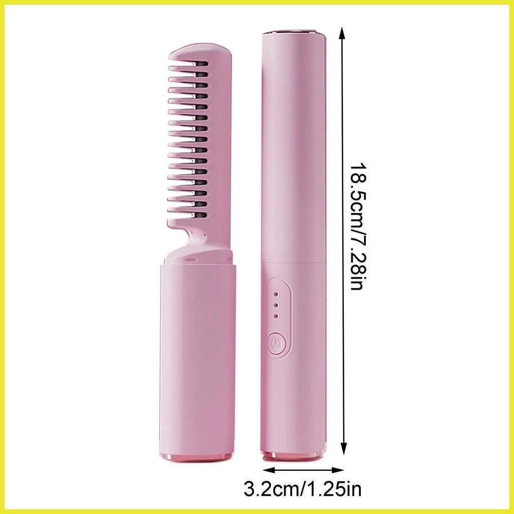 Skanto | Glatzza Mini-Glattbørste — Silky smooth drømmehår på 60 sekunder som fanger alles blikk!