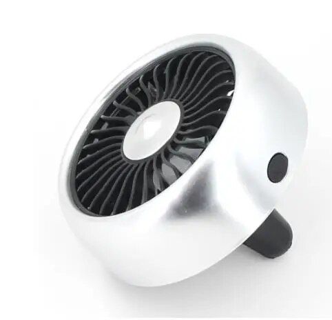 USB Bil Ventilator med 3 Hastigheter & Fargerik LED Lys | Skanto