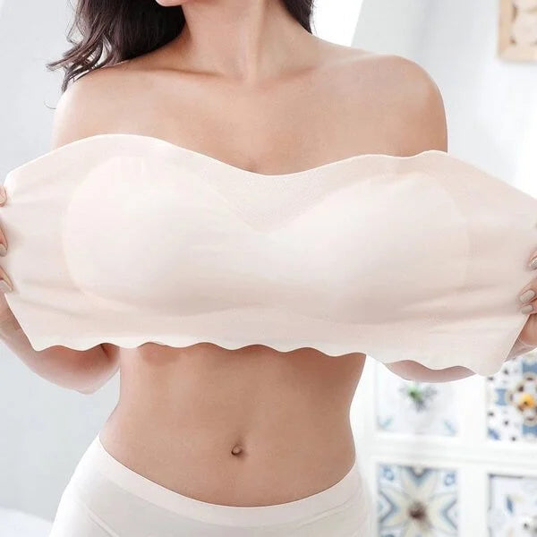 Skanto | Kvinne Sexy stroppeløs BH usynlige Push-Up-bher