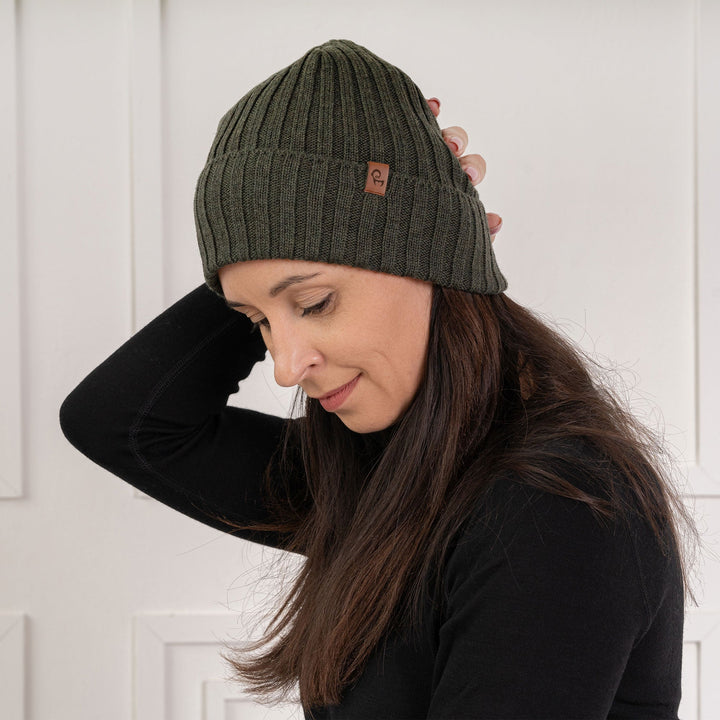 CozyMerino Beanie - Luksus Merinoullhatt for Damer Skanto