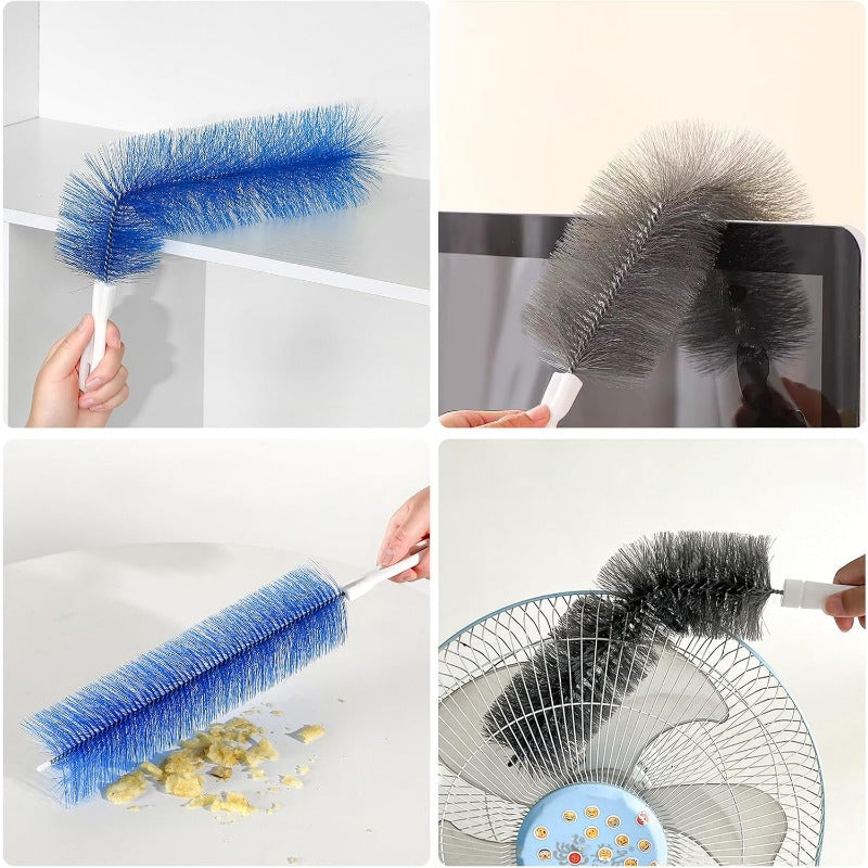 Skanto | Fleksible Mikrofiber Vifte Duster Pensler – Gjenbrukbare Rengjøringsverktøy for Blader, Ventiler & Persienner