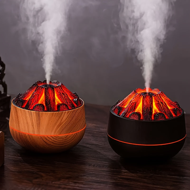 Skanto | Fire Diffuser - Mini simulert kullild luftfukter med realistisk flammeeffekt