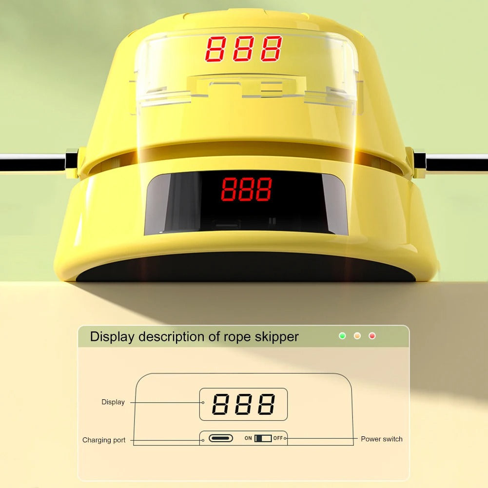 Norvo | Smart Elektronisk Hoppetau Maskin – Interaktiv Kardiovaskulær Treningsenhet for Familie og Barn