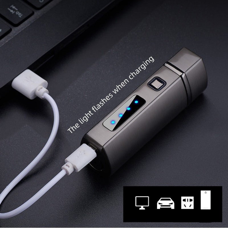 Triple Flame Vindfrakk USB-lading Jet Lighter | Skanto