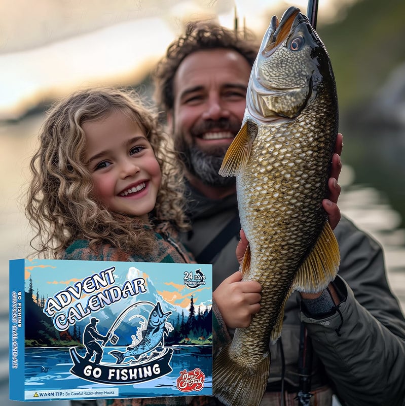 Skanto | 24 Dager Jule Nedtelling Fiskeredskapssett