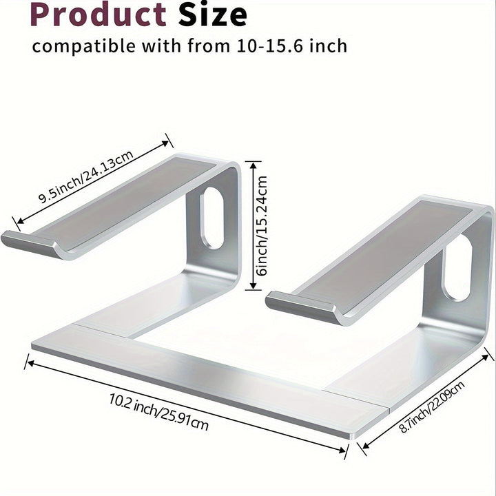 Aluminium Laptop Stativ – Ergonomisk og Ventilert | Skanto