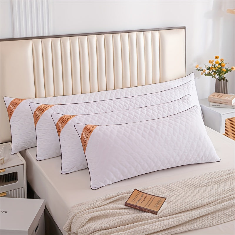 LuxurySoft - Ekstra Lang Hypoallergenisk Pute for Rygg- og Side-sovende, Myk og Pustende, Maskinvaskbar | Skanto