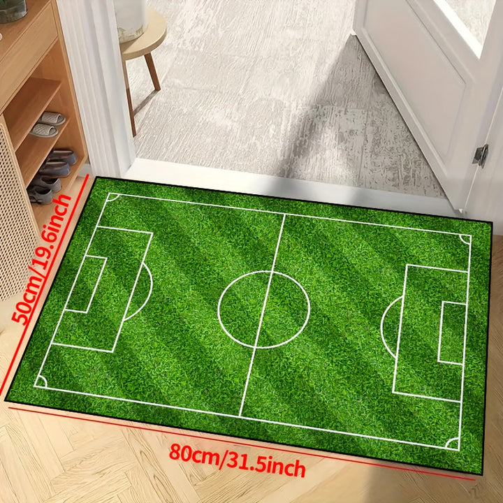 Skanto | SoccerPlay | Antiskli Vaskbar Teppe for Stue & Soverom