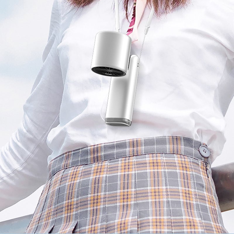 Folding Mini Håndholdt Høyhastighets USB Oppladbar Turbo Vifte | Skanto