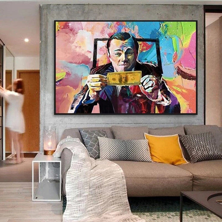 Pop Art Gatekunst - Lerret Veggkunst Maleri