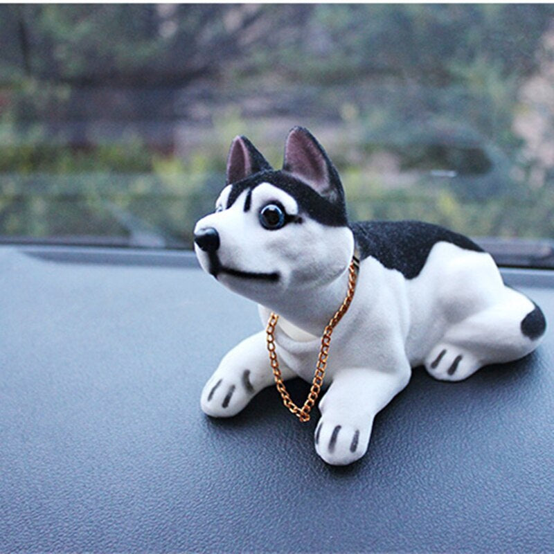 Norvo | Søte Hodevibrerende Hunder Bil Dekor