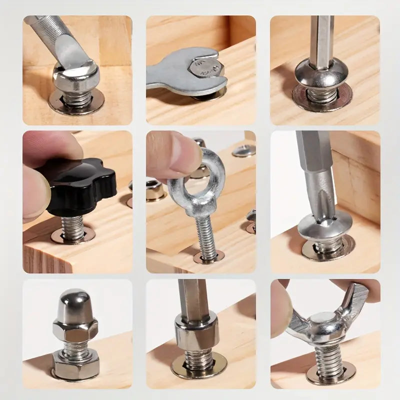 Norvo | EcoToys LightPlay | Stimuler Læring og Utvikling - Montessori Tre LED Lysbryterpanel for Barn