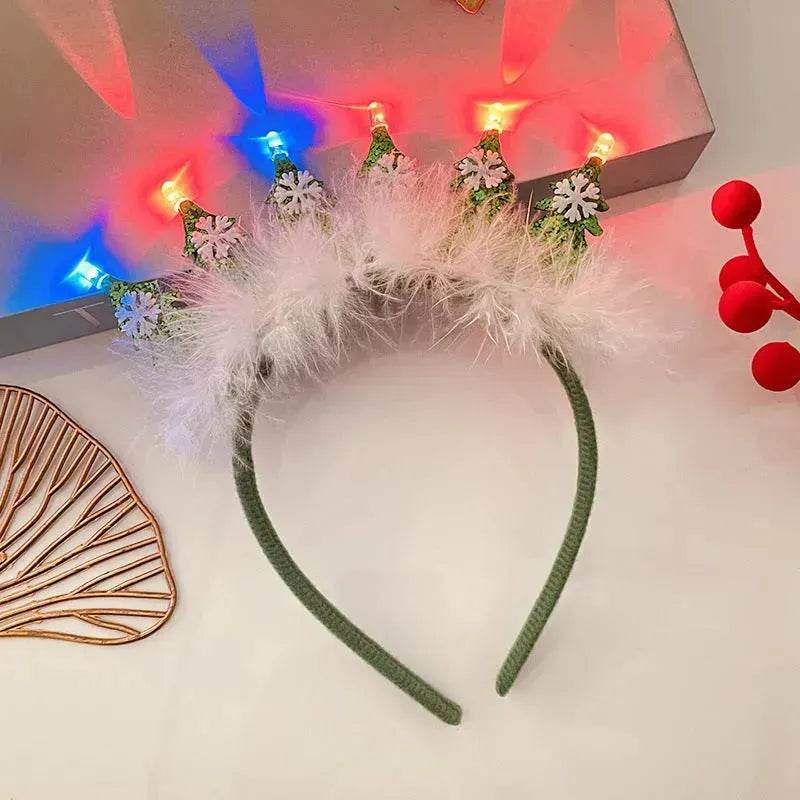 Skanto | Jul Med Lys Hodebånd Snøfnugg Kvinne