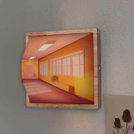 Skanto | 3D Briller-Fri Galleri Optisk Illusjon Vegglampe & Nattlys
