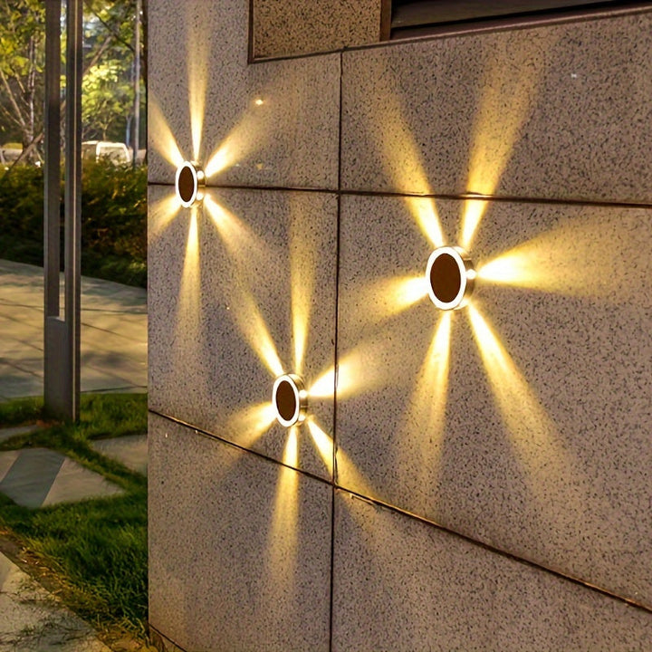 SolarGlow – 6 LED Hagebelysning Utendørs | Skanto