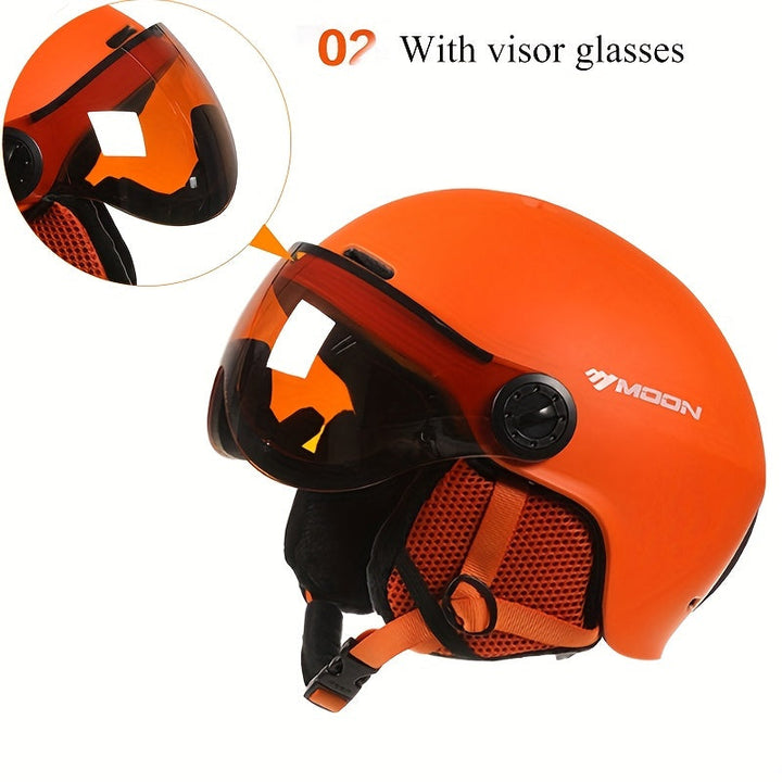Hochwertiger Skihelm mit Abnehmbaren Teilen – sicher and komfortabel für Outdoor-Aktivitäten