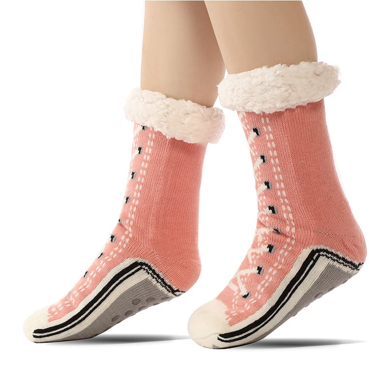 Skanto | Ultra-tykke Cashmere Slippers Sokker S