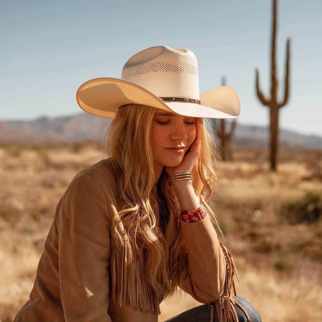 Cattleman's Charm Strå Cowboyhatt | Skanto