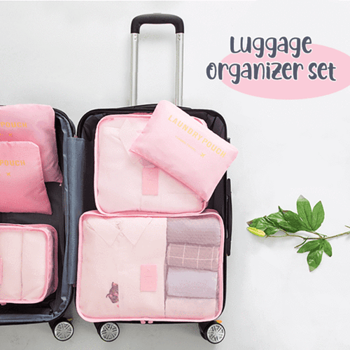 Bagasje Pakkingsorganisator Sett (6 Pks) | Skanto