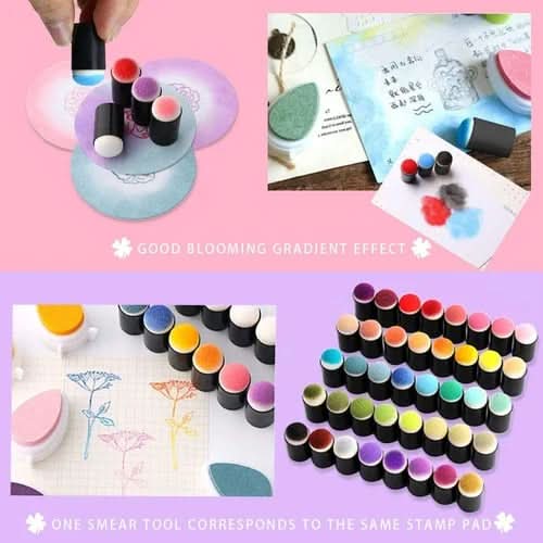 Skanto | FINGERART – Fargerik fingermaling-sett med stempler og linjaler for kreative barn