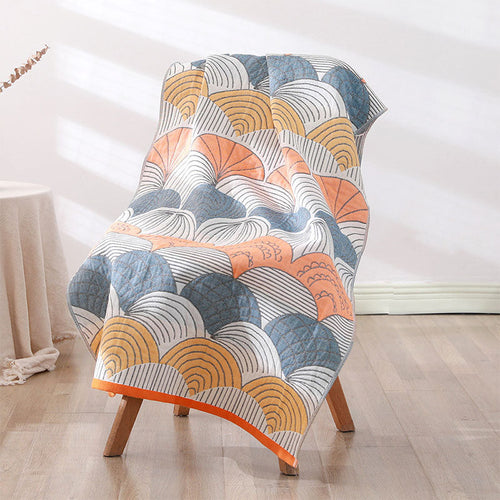 Skallprint Jacquard Bomull Håndkle 70x140cm | Skanto