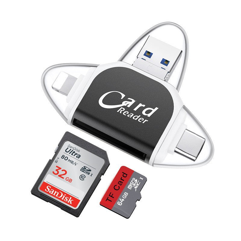 Universal 4-i-1 Sd Tf Kortleser | Skanto