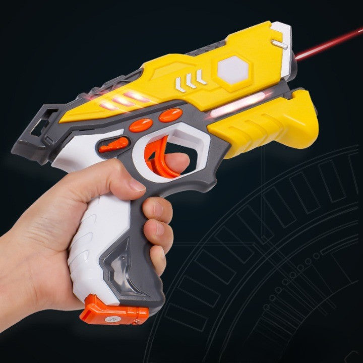 Skanto | Realistisk Lyd Lys Laser Ledning Duel Leke Pistol