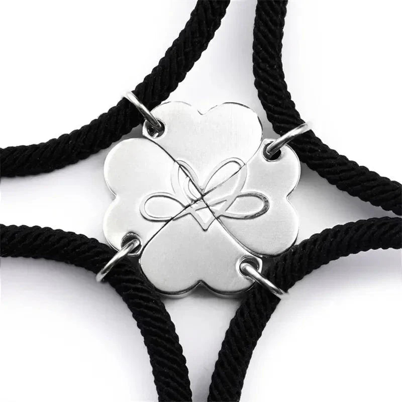 Skanto | 4pk Magnetiske Hjerte Tau Armbånd