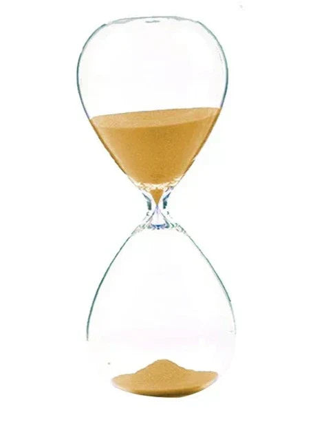 Creative transparent timeglass laget av glass