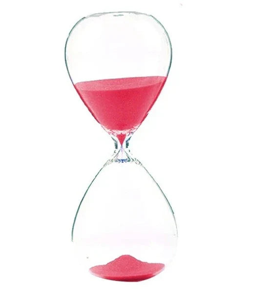 Creative transparent timeglass laget av glass