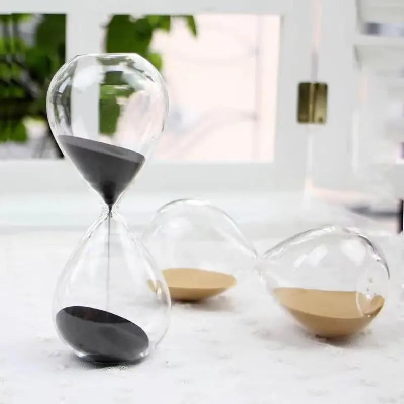 Creative transparent timeglass laget av glass