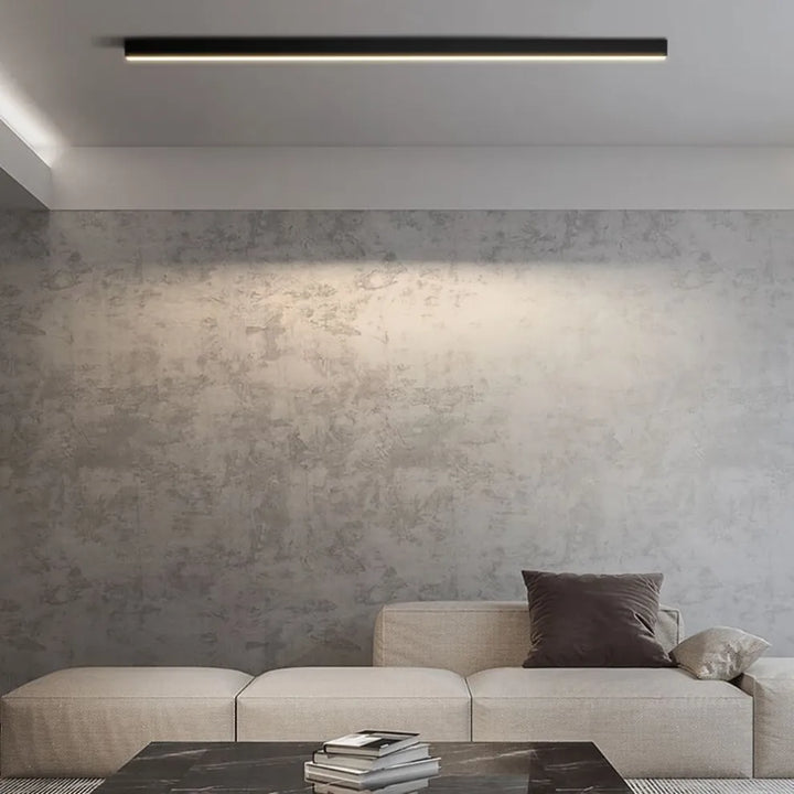 Skanto | Svart Metall Taklampe LED Linær Minimalistisk Moderne Design
