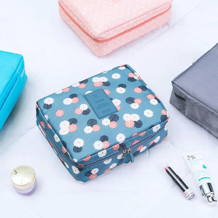 Multifunksjonell Kvinner Makeup Kosmetisk Reise Pouch Skanto