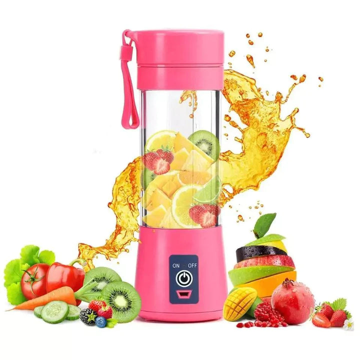 Bærbar oppladbar reisejuicer blender 6 blad Skanto