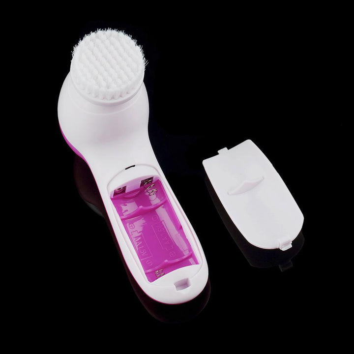 Skanto | IcoolGadget 5 i 1 Elektrisk Ansiktsrens Massasje Mini Hud Porerenser Skjønnhetsmassasjermaskin Vask Ansikt Maskin