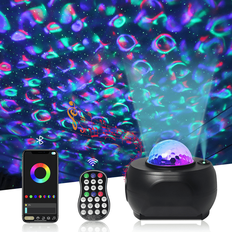 Skanto | StellarBeam - 5-i-1 Galaxy Projektor med Bluetooth Høyttaler