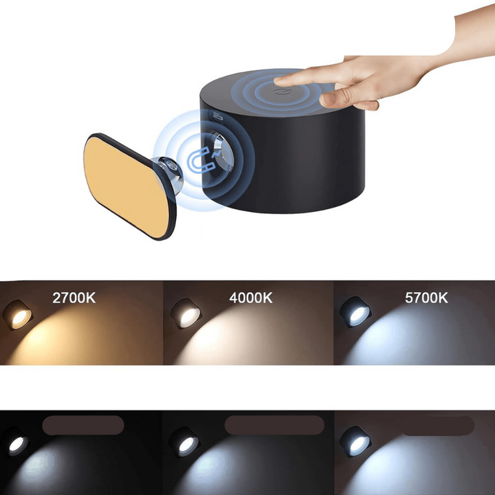 Skanto | FlexiLamp – Trådløs oppladbar 360° vegglampe