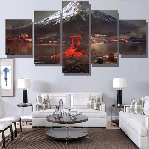 5 stk Abstract Art 