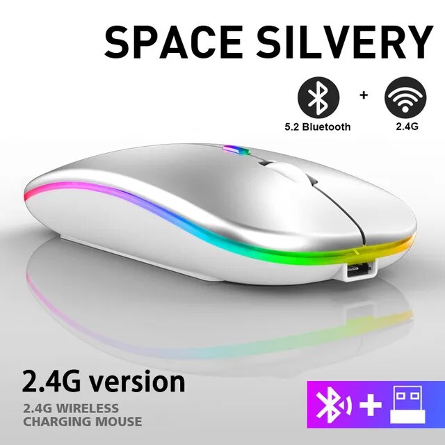 LuxeClick Mouse – Wireless Rechargeable Bluetooth Mouse Skanto
